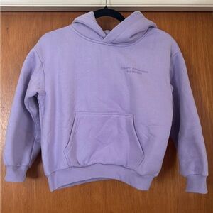 Kids Comfrt violet hoodie size small